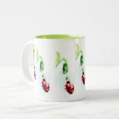 マグカップ: Ladybugs北米の花 ツートーンマグカップ (正面左)