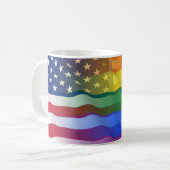 マグカップ – LGBT国旗 (正面左)