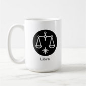 マグカップ – Libra (黒い円) (左)