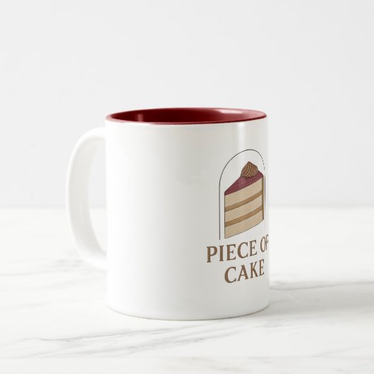 マグカップ - Piece of Cake (正面左)