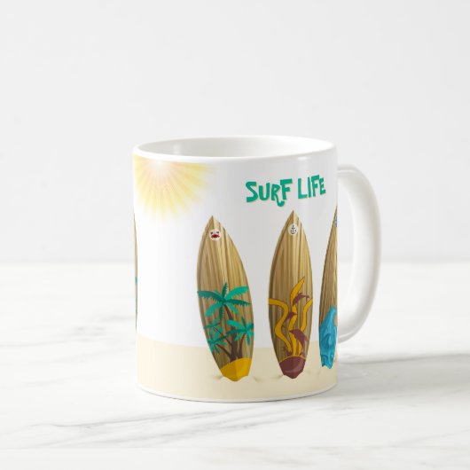 マグカップ – Surf Life (正面右)