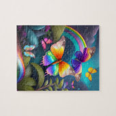 マグカラフルックの森の蝶 ジグソーパズル (横)