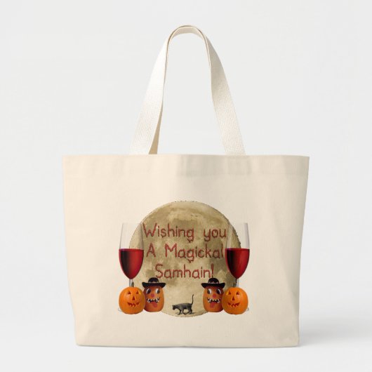 マグカルハロウィン ラージトートバッグ (正面)