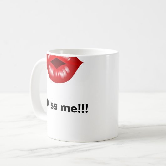 マグキスをする コーヒーマグカップ (正面左)