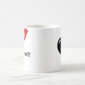 マグキスをする コーヒーマグカップ (中央)