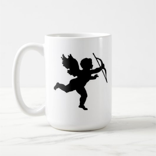 マグキューピッドブラック コーヒーマグカップ (左)