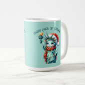 マグクラシックリバティがクリスマスをライトアップ！🎄 コーヒーマグカップ (正面右)