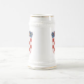 マグクロアチアの紋章付き外衣 ビールジョッキ (中央)