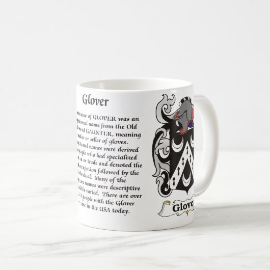 マググラバー家族の紋章付き外衣 コーヒーマグカップ (正面右)