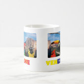 マグコーヒのマグカップ私はベネズエラ大好き、カスタマイズ可能 コーヒーマグカップ (中央)