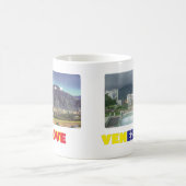 マグコーヒのマグカップ私はベネズエラ大好き、カスタマイズ可能 コーヒーマグカップ (中央)
