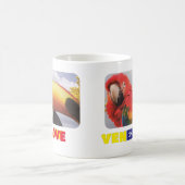 マグコーヒのマグカップ私はベネズエラ大好き、カスタマイズ可能 コーヒーマグカップ (中央)