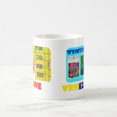 マグコーヒのマグカップ私はベネズエラ大好き、カスタマイズ可能 コーヒーマグカップ (中央)