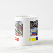 マグコーヒのマグカップ私はベネズエラ大好き、カスタマイズ可能 コーヒーマグカップ (中央)