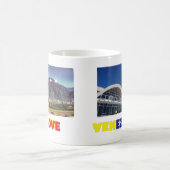 マグコーヒのマグカップ私はベネズエラ大好き、カスタマイズ可能 コーヒーマグカップ (中央)