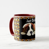 マグサンベルナルドグジャストチリン マグカップ (正面左)