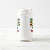 マグザクセンAnhaltの紋章付き外衣 ビールジョッキ (中央)