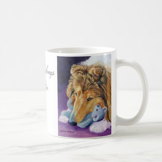 マグシェトランドシェプドッグ コーヒーマグカップ (右)