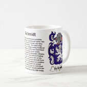 マグシュミツト家族の紋章付き外衣 コーヒーマグカップ (正面右)