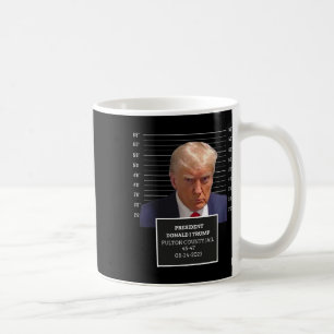 マグショット大統領ドナルドJトランプMugshot 2023おもしろい コーヒーマグカップ