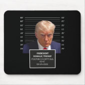 マグショット大統領ドナルドJトランプMugshot 2023おもしろい マウスパッド (正面)