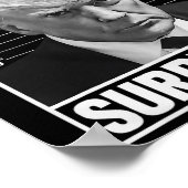 マグショット – ドナルド・トランプ・マグショット – 決して降伏 ポスター (角)