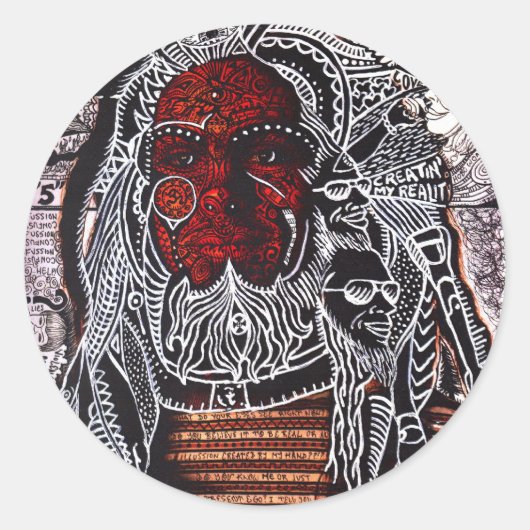 マグショット ラウンドシール (正面)