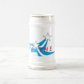 マグジョッキ：アメリカ合衆国に祝福を ビールジョッキ (中央)