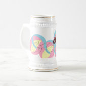 マグジョッキ：動き出すフットボール ビールジョッキ (正面左)