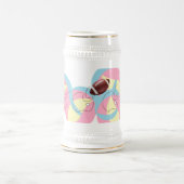 マグジョッキ：動き出すフットボール ビールジョッキ (中央)