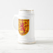 マグスコットランドの紋章付き外衣 ビールジョッキ (正面左)