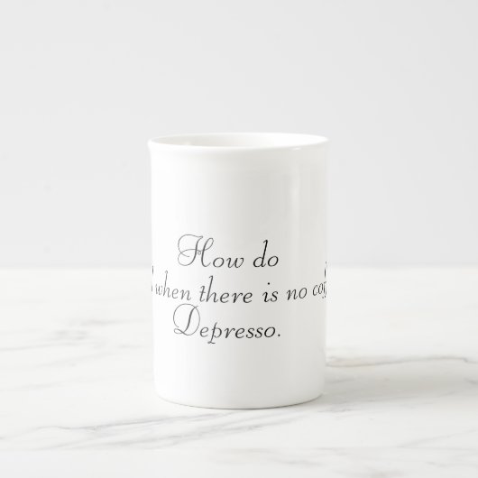 マグスタイリッシュン ボーンチャイナマグカップ (正面)