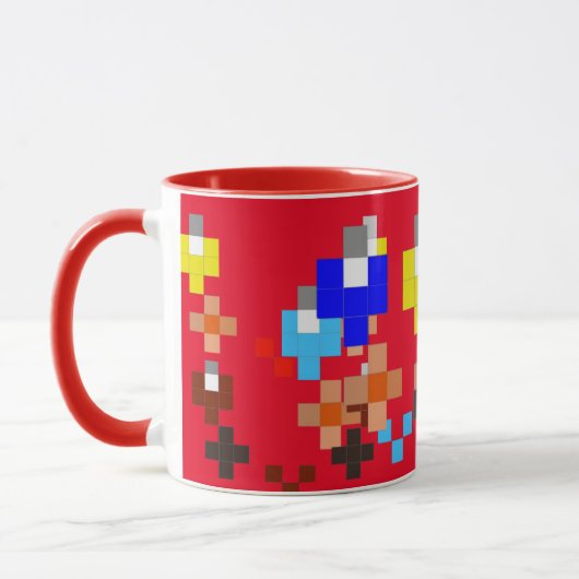 マグス抽象芸術1 マグカップ (左)