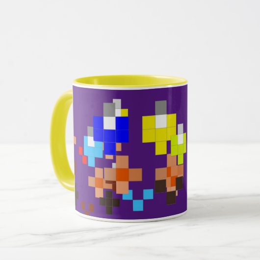 マグス抽象芸術1 マグカップ (正面左)