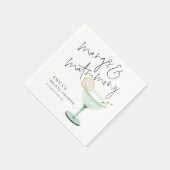 マグス アンド マトモニー マルグリータ ブライダル シャワー スタンダードカクテルナプキン (角)