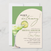 マグス アンド マトモニー モダン ブライダル シャワー 招待状 (正面)