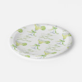 マグス アンド マトリモニー パターン ブライダルシャワー ペーパープレート (アングル)