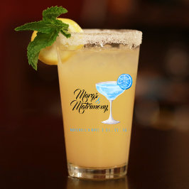 マグス＆マトリモニー ブルー マルグリータ ブライダルシャワー タンブラーグラス