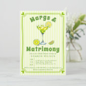 マグス＆マリモニー　スクリブルボーダー　ブライダルシャワー 招待状 (スタンド正面)