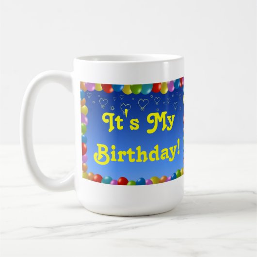 マグズ私の誕生日 コーヒーマグカップ (左)