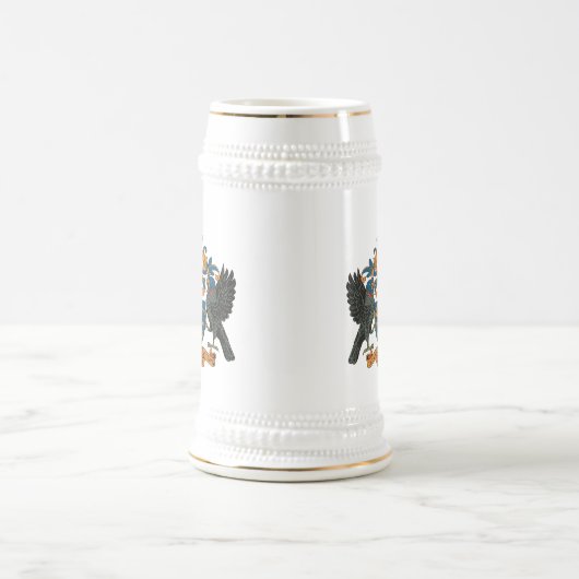 マグセントルシアの紋章付き外衣 ビールジョッキ (中央)