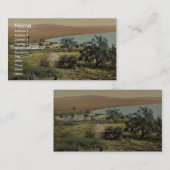 マグダラのマリア、Magdalaの神聖なLaの出生地 名刺 (正面/裏面)