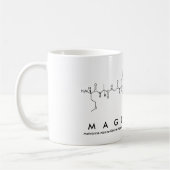 マグダリナペプチド名mug コーヒーマグカップ (左)