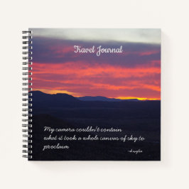 マグダレナ、ニューメキシコの夕日 – 旅行 ノートブック