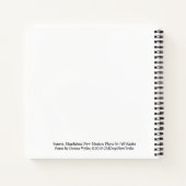 マグダレナ、ニューメキシコの夕日 – 旅行 ノートブック (裏面)