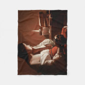 マグダレネと喫煙火炎ラツアー フリースブランケット (正面)