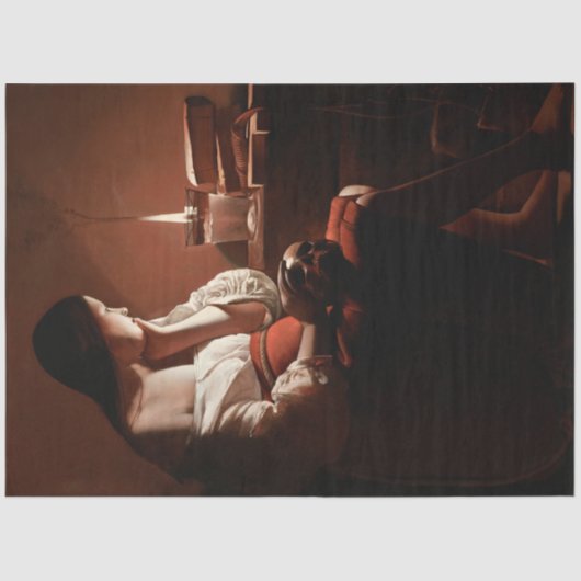 マグダレネと喫煙火炎ラツアー 薄葉紙 (正面)