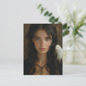 マグダレネと鳩 ポストカード (スタンド正面)