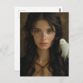 マグダレネと鳩 ポストカード (正面/裏面)