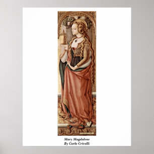 マグダレネのマリア。Carlo Crivelli ポスター